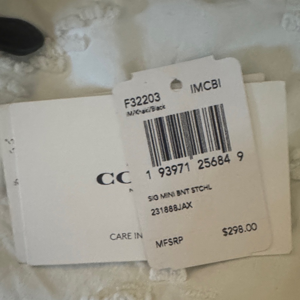 Coach Tan and Black Signature Satchel Set - Picture 2 of 5